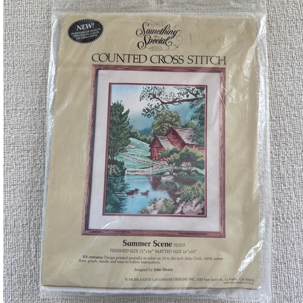 New Something Special Counted Cross Stitch Summer Scene 50319 By John Sloane